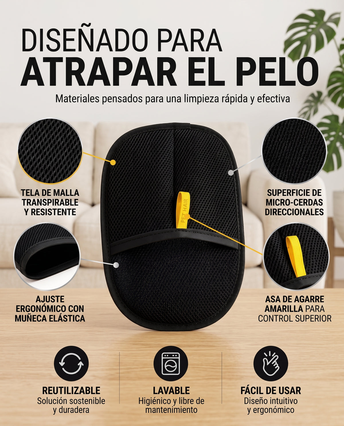 GUANTE QUITA PELOS